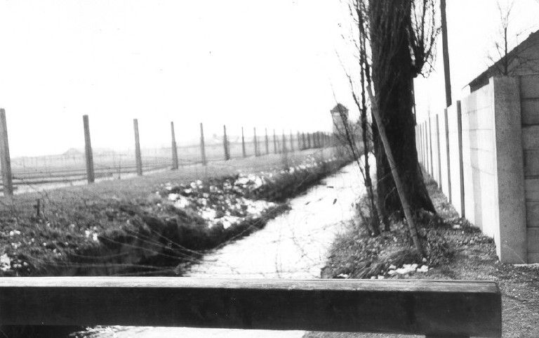 The moat at Dachau
